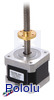New NEMA 17 stepper motor with optional integrated lead screw