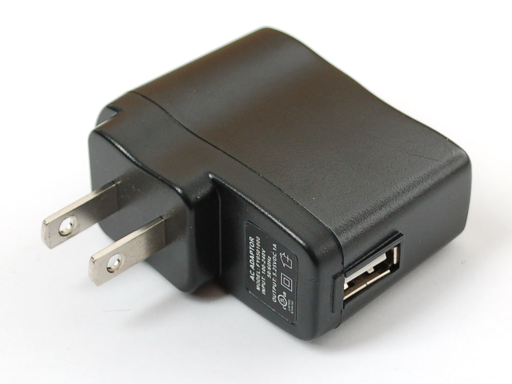 Gowoops 5V 3A Dual USB Port Power Supply UL Listed