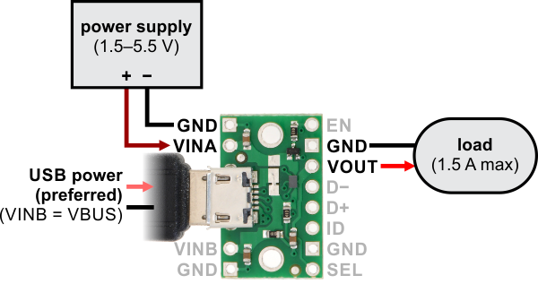 Pololu - New product: FPF1320 Power Multiplexer Carrier ... powered usb hub wiring diagram 