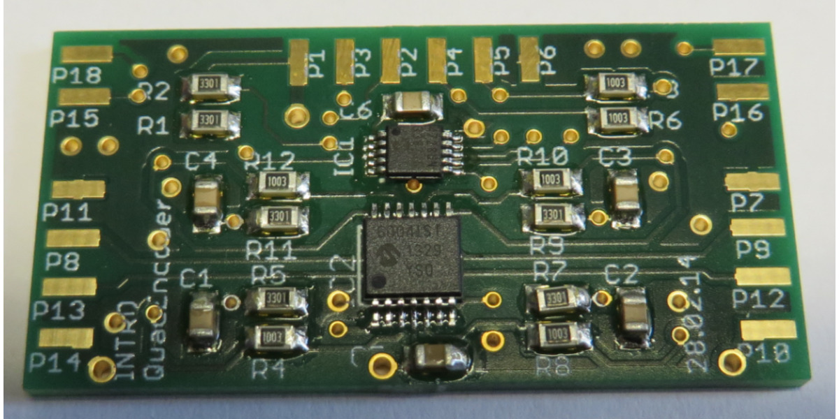 Pololu Erich’s optical encoder signal processing board with