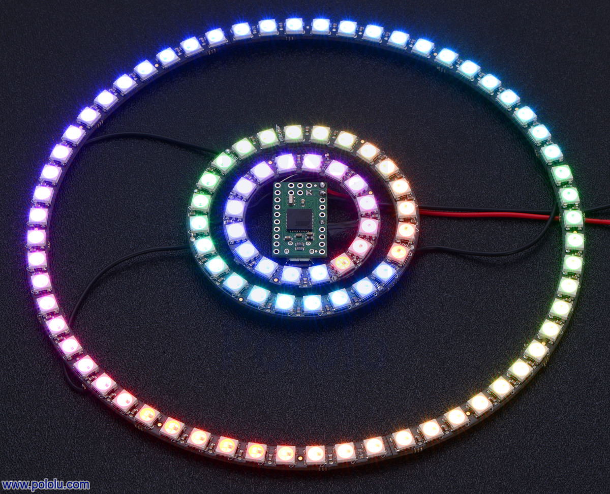 NeoPixel Ring - 12 x 5050 RGBW LEDs w/ Integrated Drivers (Warm White -  ~3000K) | The Pi Hut