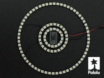 borduurwerk Wiegen Symptomen Pololu - Adafruit 24-LED NeoPixel Ring