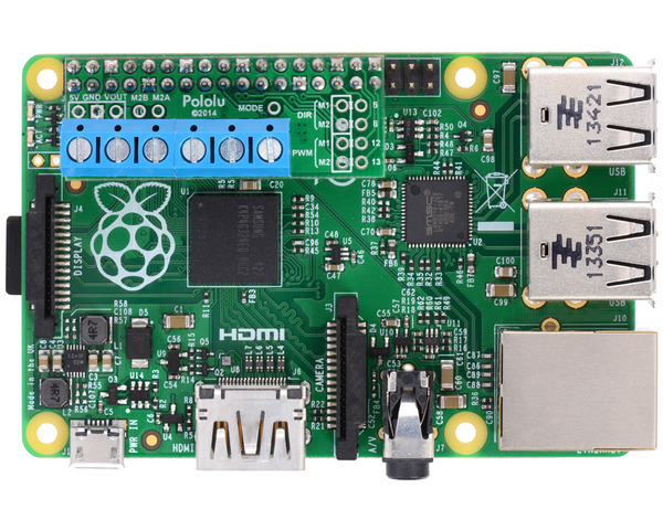 Pololu DRV8835 Dual Motor Driver Kit for Raspberry Pi