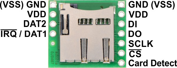 Pololu - Breakout Board for microSD Card