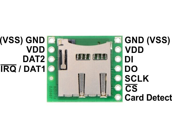 Breakout Board for microSD Card | Buy in Australia | POLOLU-2597 ...