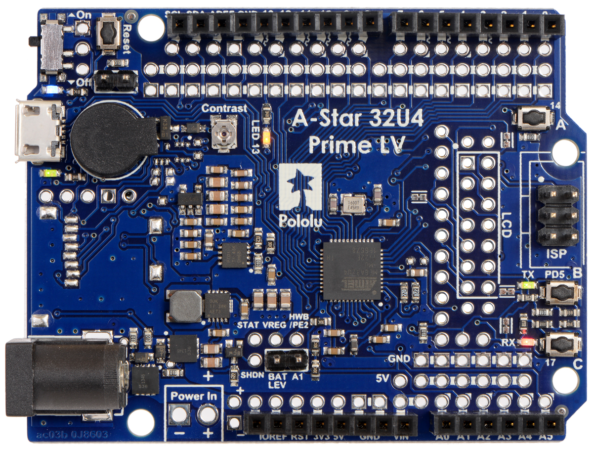 A-Star 32U4 Prime LV microSD--在庫限り — スイッチサイエンス