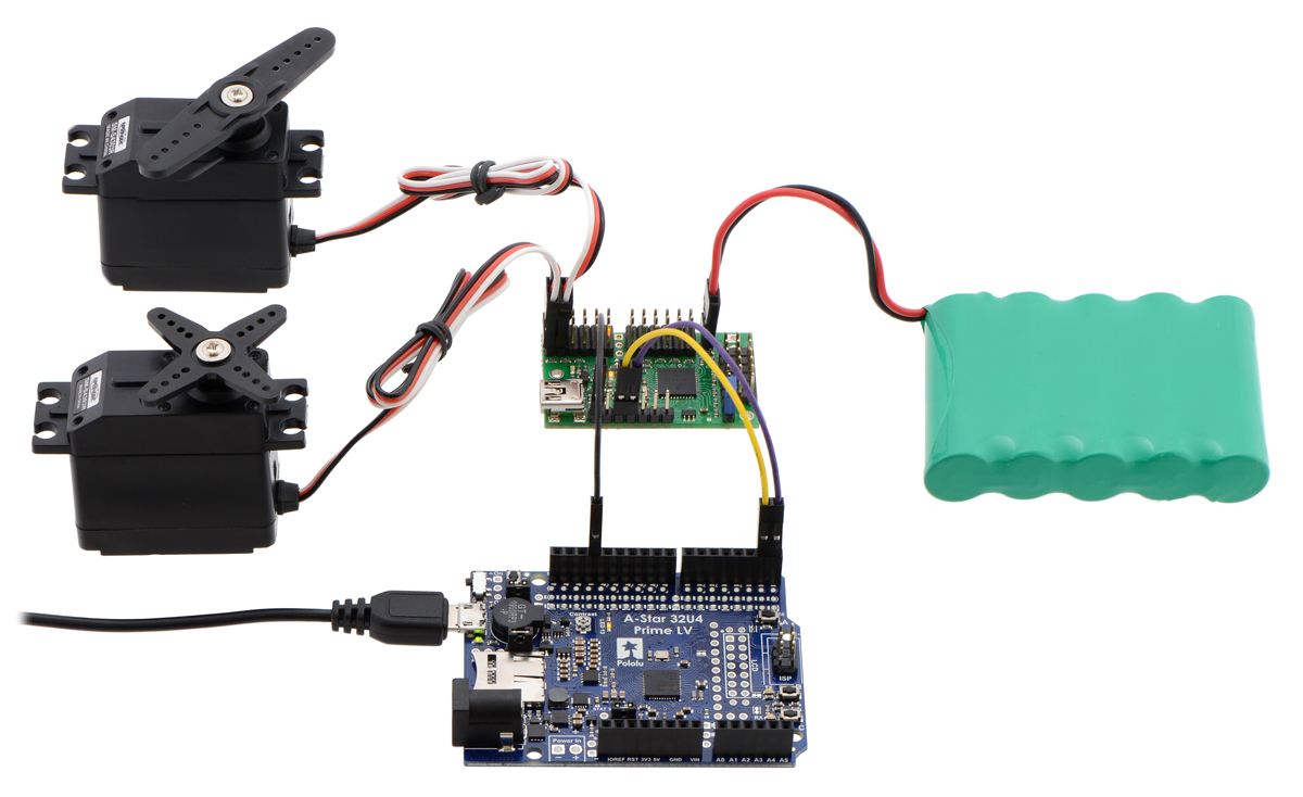 Pololu Maestro Servo  Controller  Arduino library