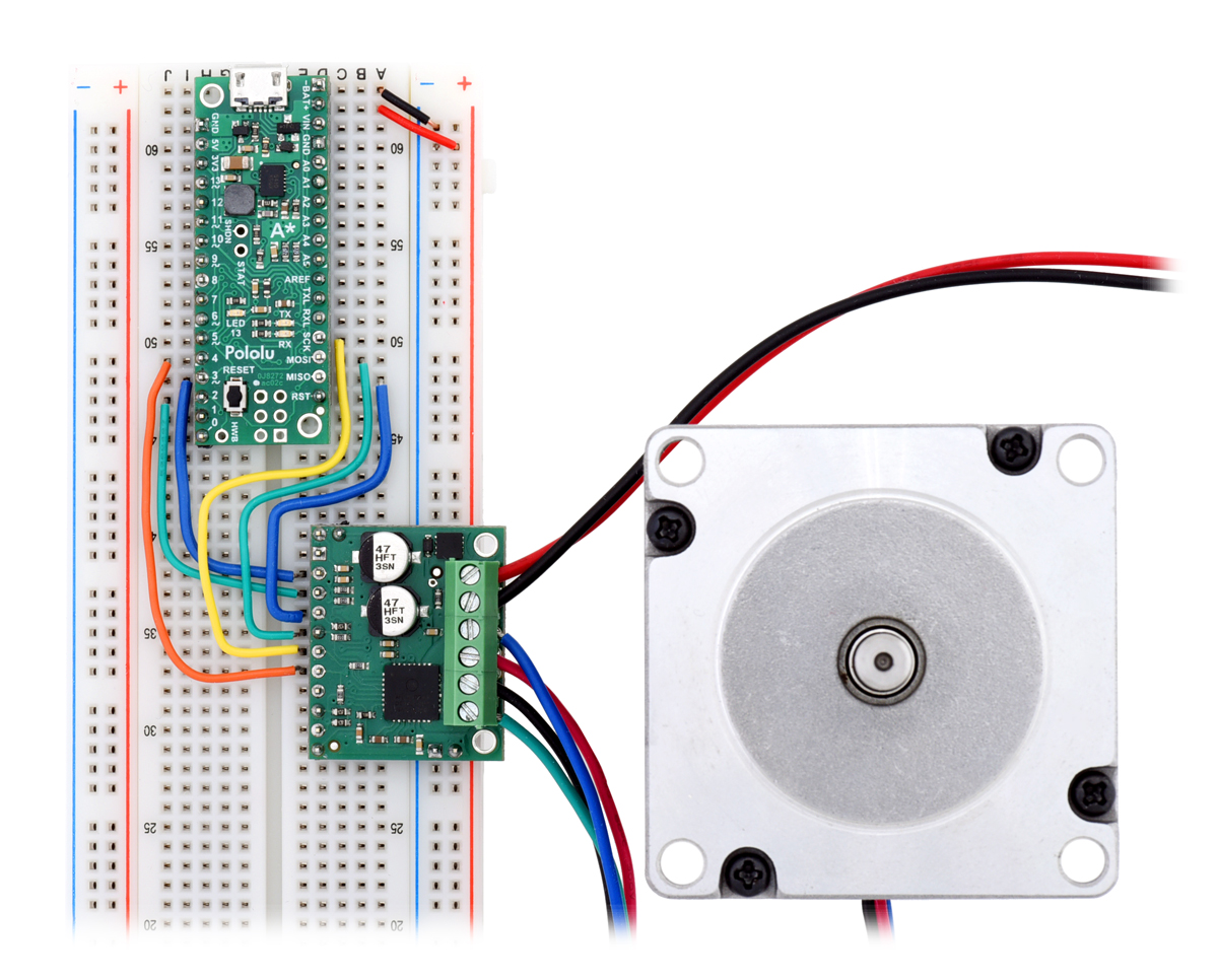 Arduino Stepper Motor Serial Control In Library
