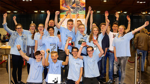 Bohlebots at the German Open in Robocup Soccer 1v1
