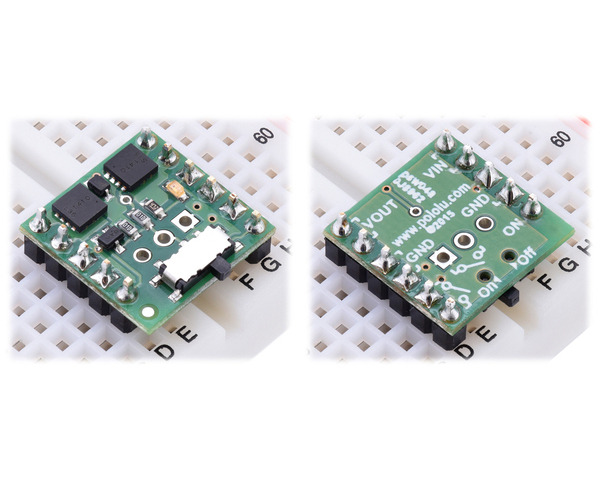 Mini MOSFET Slide Switch With Reverse Voltage Protection, LV Pololu 28