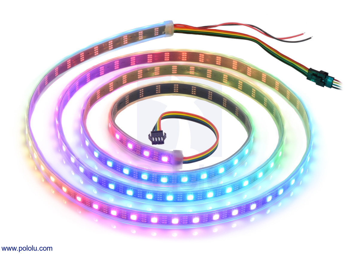 clock data 10x SK9822 RGB LED with Integrated SPI Controller