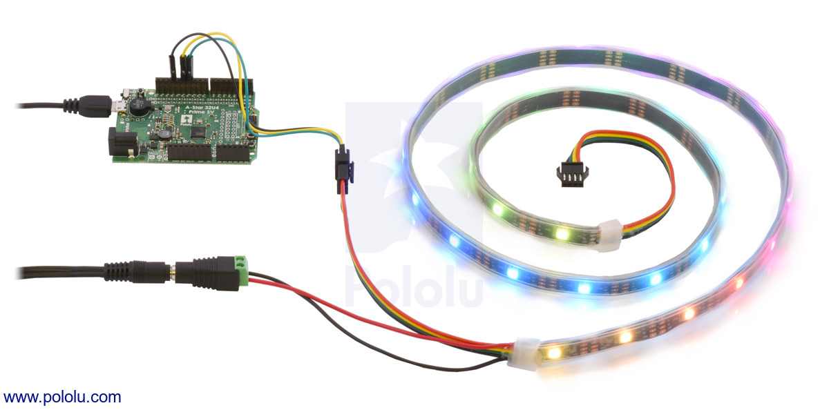 EntertainLED Strip LED Dynamic RGB Kit complet 1,5m 3W 60LEDs/m RGB+ 5VA