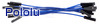 Premium Jumper Wire 10-Pack F-F 3" Blue