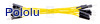 Premium Jumper Wire 10-Pack M-M 3" Yellow