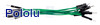 Premium Jumper Wire 10-Pack M-M 3" Green