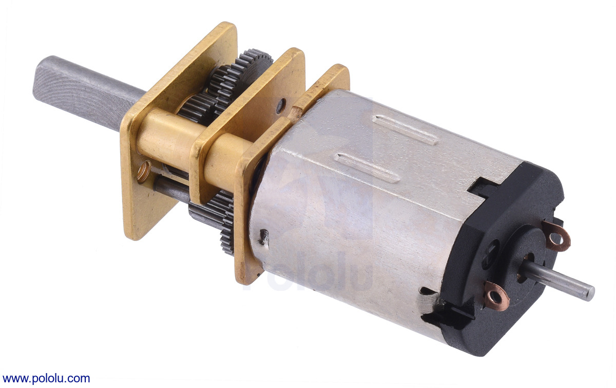Pololu - 10:1 Micro Metal Gearmotor HPCB 12V with Extended Motor Shaft