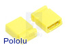 0.100" (2.54 mm) Shorting Block: Yellow, Top Closed