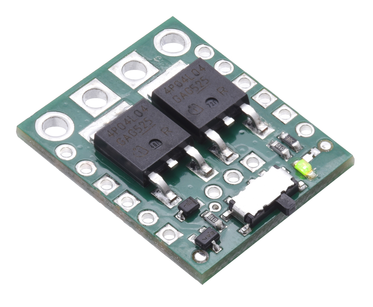 Big MOSFET Slide Switch with Reverse Voltage Protection, HP