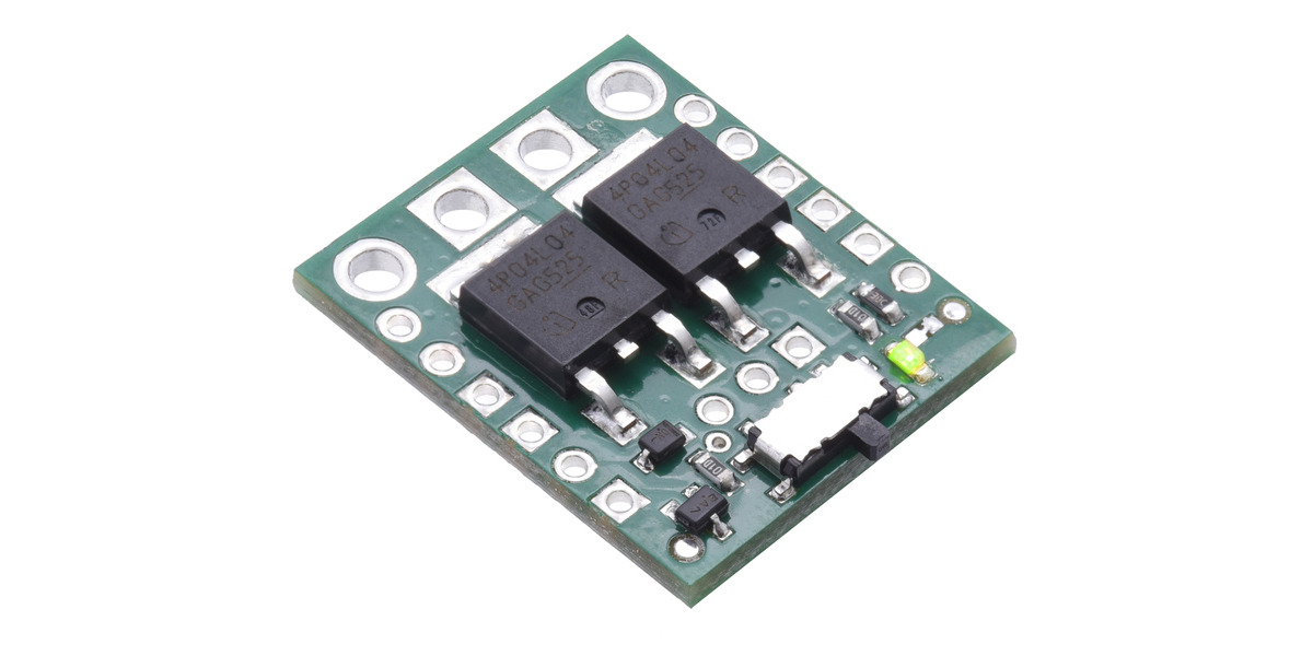 Mini MOSFET Slide Switch with Reverse Voltage Protection, LV - Solarbotics  Ltd.