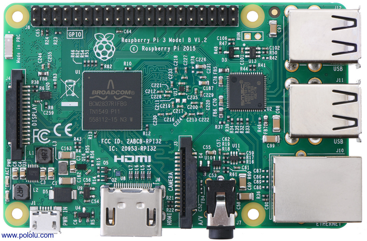 RASPBERRY PI 3 MODEL B V.1.2, Raspberry Pi 3 - Model B 1GB RAM