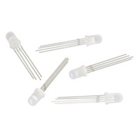 T1-3/4 (5mm) RGB LED with Diffused Lens (5-pack)