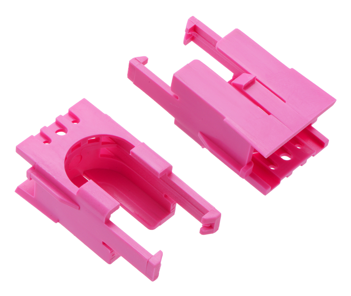 Pololu Romi Chassis Motor Clip Pair Pink 
