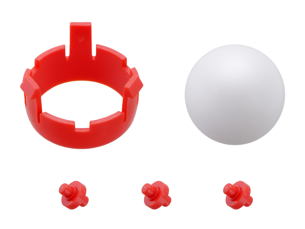 Pololu Romi Chassis Ball Caster Kit Red 