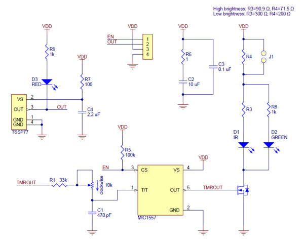 Pololu 38 kHz IR Proximity Sensor, Fixed Gain, High Brightness