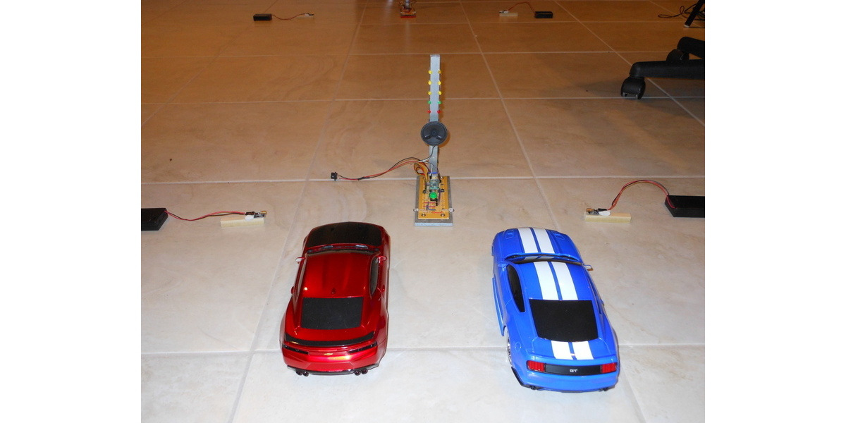 Pololu - Wireless timing system for drag racing RC cars