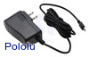 Wall Power Adapter: 5.25VDC, 2.4A, 20AWG MicroUSB Cable