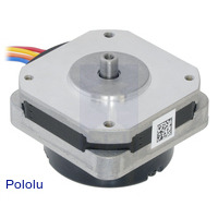 Sanyo Pancake Stepper Motor with Encoder: Bipolar, 200 Steps/Rev, 42×24.5mm, 3.5V, 1 A/Phase, 4000 CPR