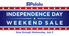 Independence Day weekend sale