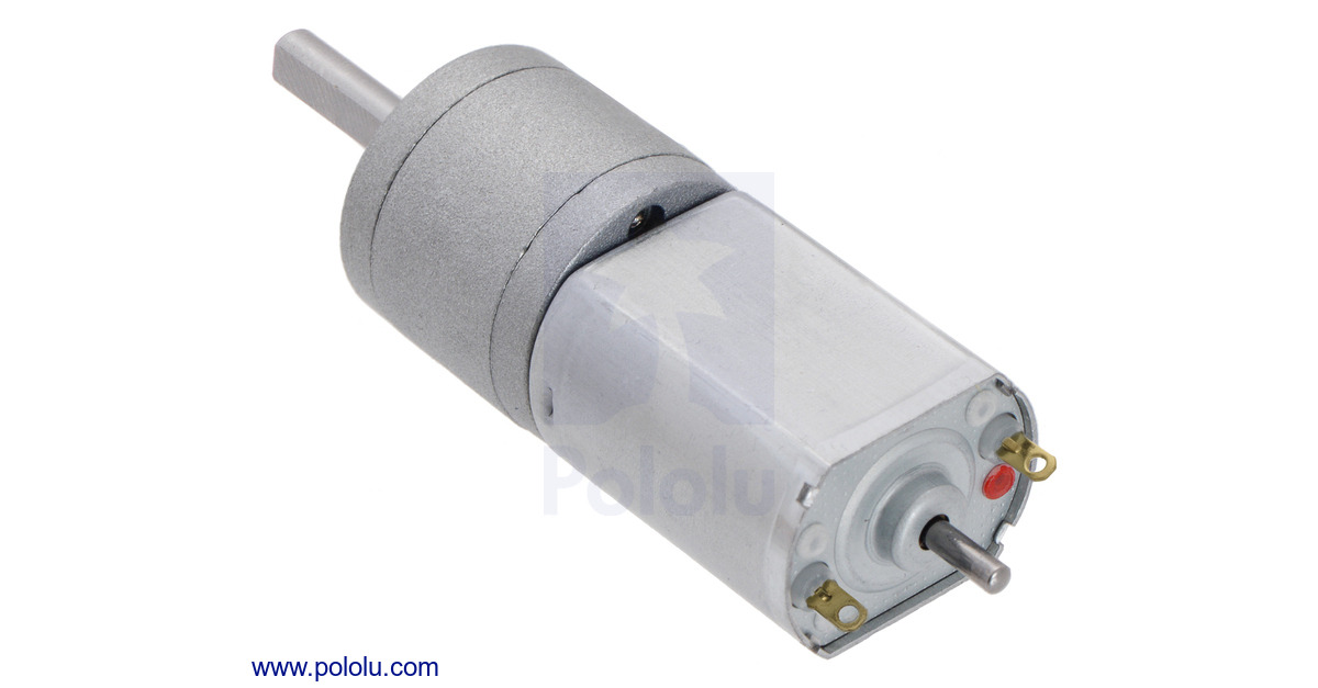 Pololu - 25:1 Metal Gearmotor 20Dx41L mm 6V CB with Extended
