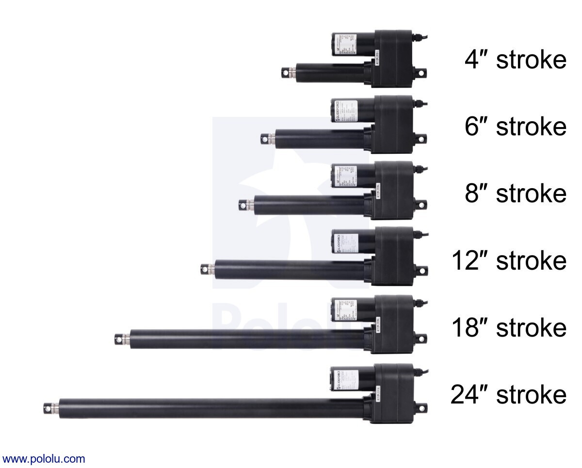 110-Lb 12VDC 7.87" Stroke Capacity Details about   Concentric LACT8 Linear Actuator