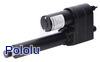 Glideforce LACT6-1000BPL Industrial-Duty Linear Actuator with Ball Screw Drive and Feedback: 450kgf, 6" Stroke (4.8" Usable), 0.66"/s, 12V