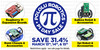 We're having a Pi Day sale, and it starts tonight!