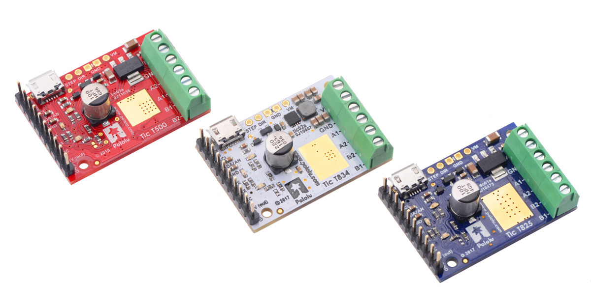 Pololu - PyTic - Python interface for Pololu Tic Stepper Motor Controllers
