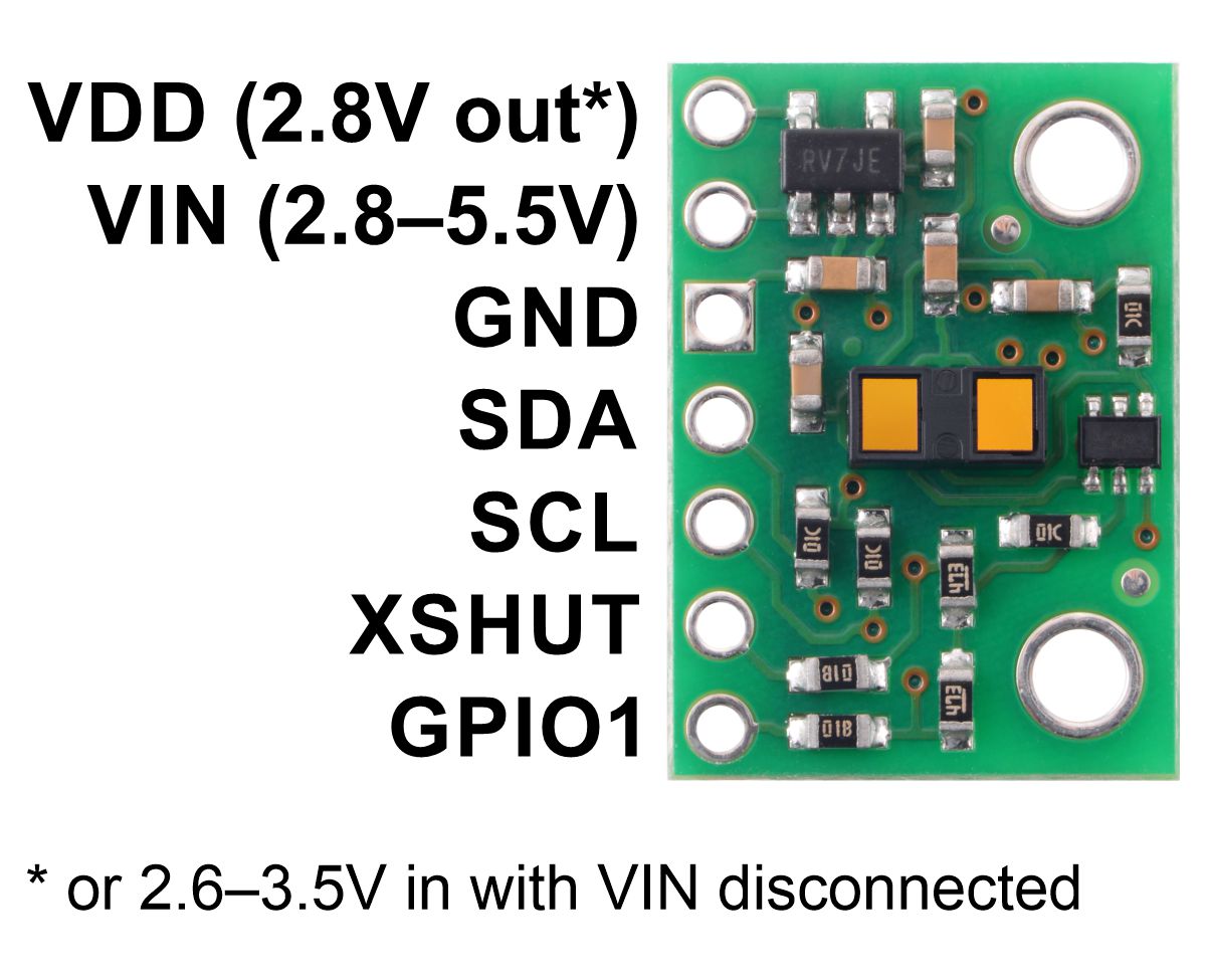 Capteur Distance VL53L1X ToF 4m I2C Raspberry Pi CQRobot VL53L1X Time-of- Flight (ToF) Long Distance Ranging Sensor Capteur Immunisé Réflectivité