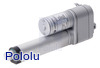 Glideforce LACT4P-12V-10 Light-Duty Linear Actuator with Feedback: 25kgf, 4" Stroke (3.9" Usable), 1.1"/s, 12V