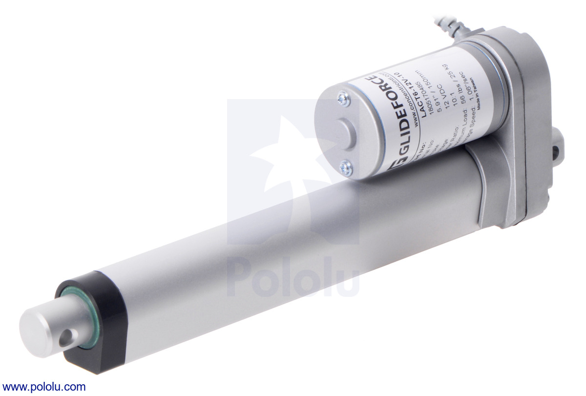 Rated Load 30 in./Min 6 Stroke Length Linear Actuator Speed @ Rated Load 1200 lb 