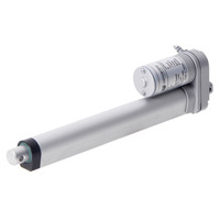 Glideforce LACT8-12V-10 Light-Duty Linear Actuator: 25kgf, 8" Stroke (7.8" Usable), 1.1"/s, 12V