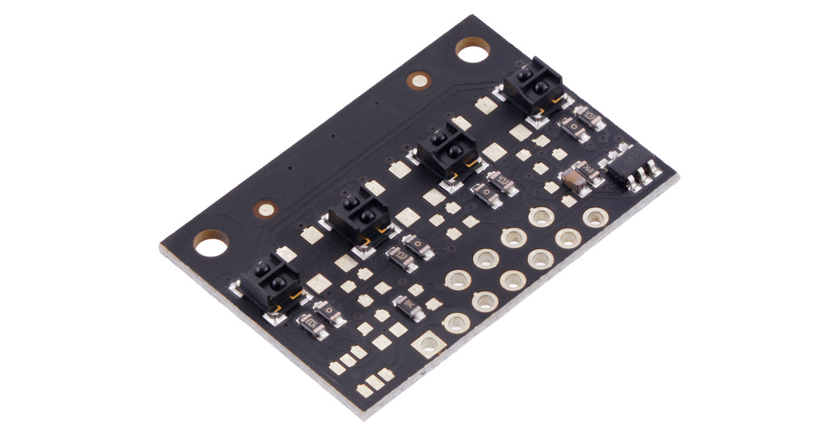 Pololu - QTRX-MD-04A Reflectance Sensor Array: 4-Channel Pololu - QTRX-MD-04A Reflectance Sensor Array: 4-Channel