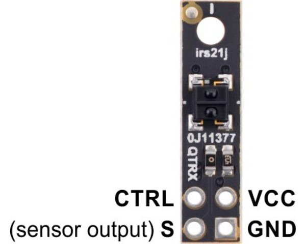 Pololu QTR-HD-01A Reflexionssensor - Analoger Entfernungssensor 2,9-5,5VDC