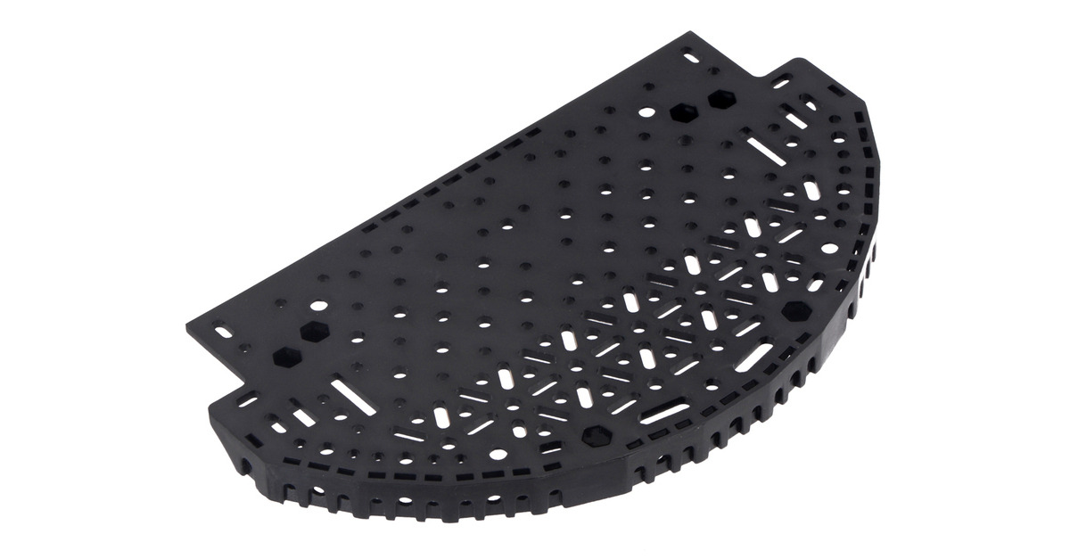 ロミィ　Romi Pololu - Romi Chassis Expansion Plate - Black