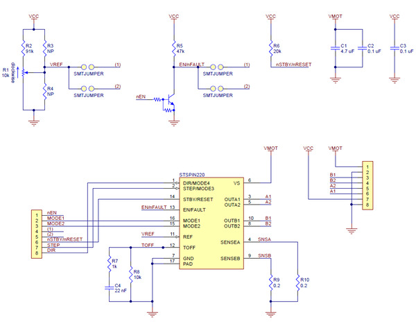 Pololu - STSPIN220 Low-Voltage Stepper Motor Driver Carrier