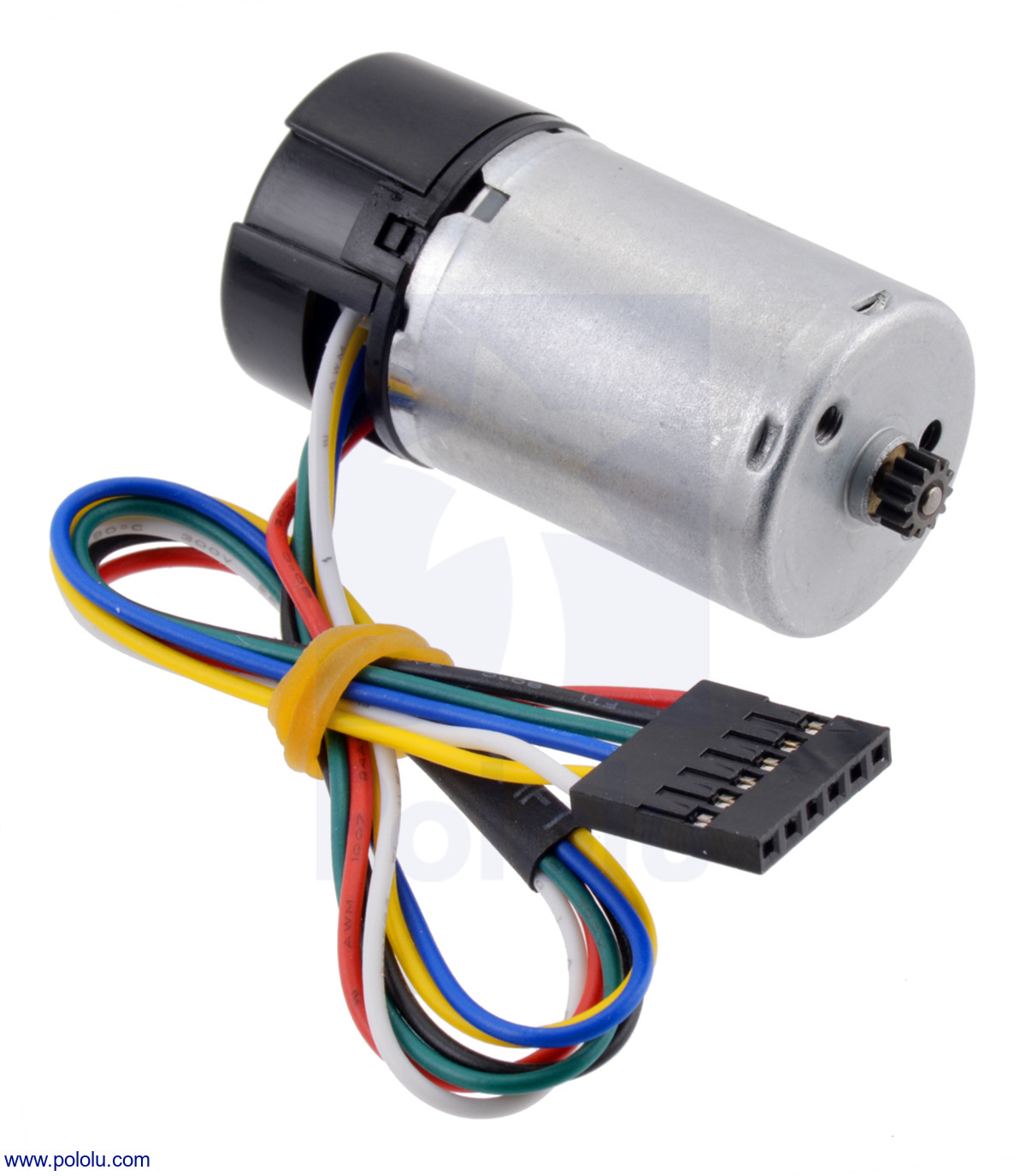 Pololu - HP 12V Motor with 48 CPR Encoder for 25D mm Metal Gearmotors (No  Gearbox)