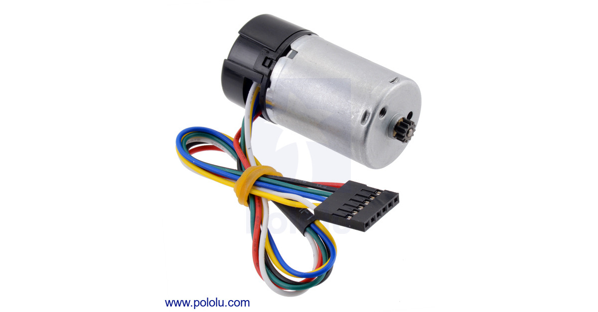 Pololu - LP 6V Motor with 48 CPR Encoder for 25D mm Metal